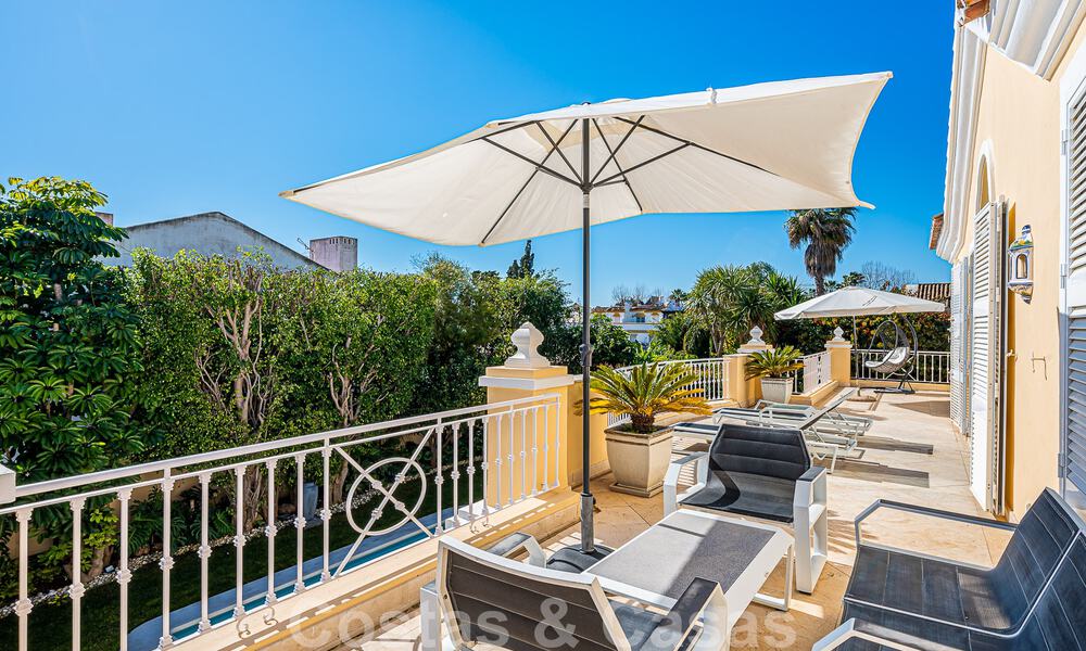 Uitmuntende luxevilla in Andalusische stijl te koop, op wandelafstand van het strand, op de Golden Mile van Marbella 50760