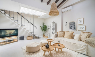 Schitterend penthouse te koop met uitzicht op zee en bergen, op loopafstand van voorzieningen in Nueva Andalucia, Marbella 50754 