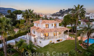 Spaanse luxevilla te koop met Mediterrane bouwstijl gelegen in het hartje van Nueva Andalucia’s golfvallei in Marbella 50650 