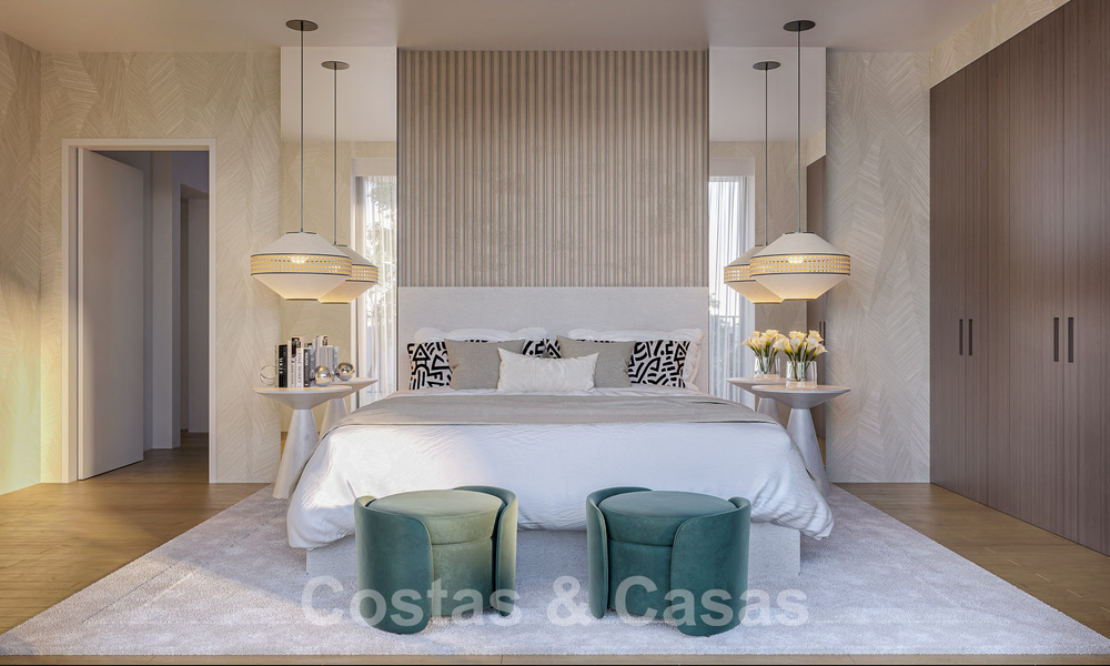 Nieuwe luxevilla in sfeervolle, Mediterrane bouwstijl te koop met uitzicht op het golfterrein in het hartje van Nueva Andalucia’s golfvallei 50680