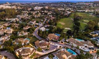 Spaanse luxevilla te koop met eigentijds Mediterrane bouwstijl gelegen in het hartje van Nueva Andalucia’s golfvallei in Marbella 51201 