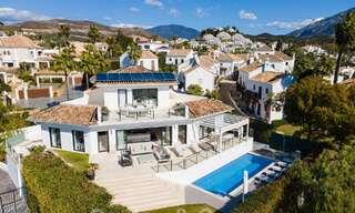 Spaanse luxevilla te koop met eigentijds Mediterrane bouwstijl gelegen in het hartje van Nueva Andalucia’s golfvallei in Marbella 51207 