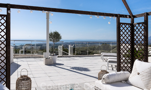Ruime halfvrijstaande woning te koop met schitterend zeezicht, in Sierra Blanca, op de Golden Mila van Marbella 51161