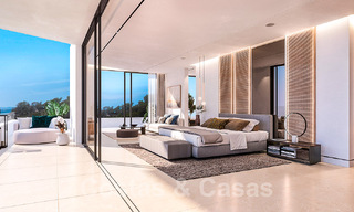 Exclusieve designervilla te koop op eerstelijnsstrand met onbelemmerd zeezicht op de New Golden Mile tussen Marbella en Estepona 51195 
