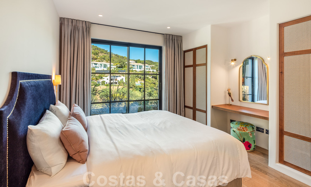 Sublieme Mediterrane luxevilla met gastenverblijf en prachtig zeezicht te koop in El Madroñal, Marbella - Benahavis 51528