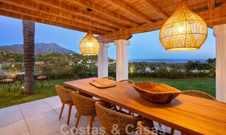 Sublieme Mediterrane luxevilla met gastenverblijf en prachtig zeezicht te koop in El Madroñal, Marbella - Benahavis 51534 