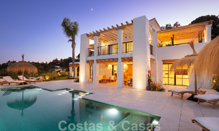 Sublieme Mediterrane luxevilla met gastenverblijf en prachtig zeezicht te koop in El Madroñal, Marbella - Benahavis 51535 