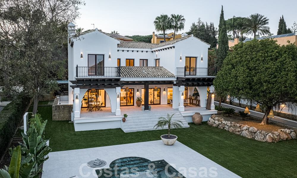 Luxueuze Andalusische villa met partieel zeezicht te koop, ten oosten van Marbella stad 52391