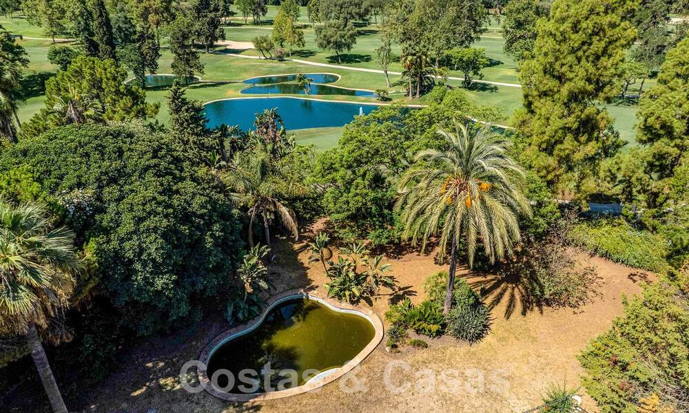 Perceel + een luxe villaproject te koop in een rustige urbanisatie op loopafstand van het strand in Guadalmina Baja, Marbella 52619