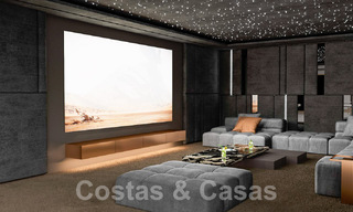 Indrukwekkende designervilla te koop, met open golf- en zeezicht, op loopafstand van de golfbaan van La Quinta Golf in Benahavis - Marbella 52638 