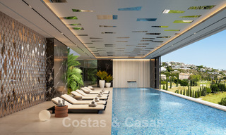 Nieuwe designervilla te koop met onverstoord uitzicht op de golfbaan in Los Flamingos Golfresort in Marbella - Benahavis 52154 