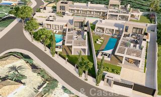 3 Nieuwe designervilla’s te koop op een steenworp van de golfbaan in een luxueus resort in Mijas, Costa del Sol 53545 