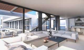 3 Nieuwe designervilla’s te koop op een steenworp van de golfbaan in een luxueus resort in Mijas, Costa del Sol 53553 