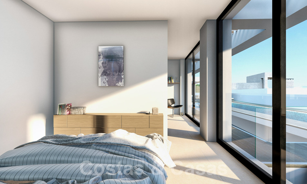 3 Nieuwe designervilla’s te koop op een steenworp van de golfbaan in een luxueus resort in Mijas, Costa del Sol 53556