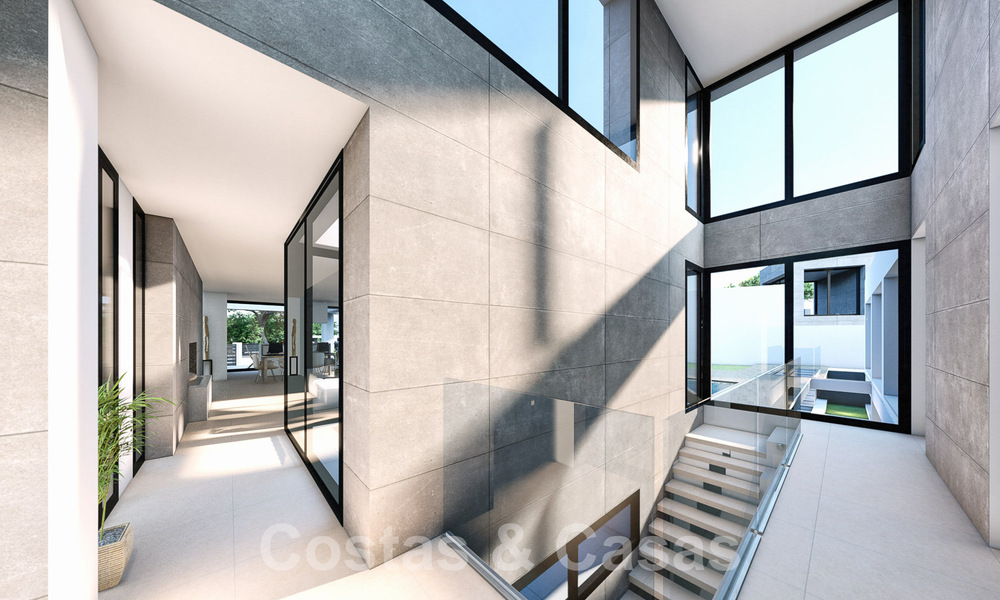 3 Nieuwe designervilla’s te koop op een steenworp van de golfbaan in een luxueus resort in Mijas, Costa del Sol 53558