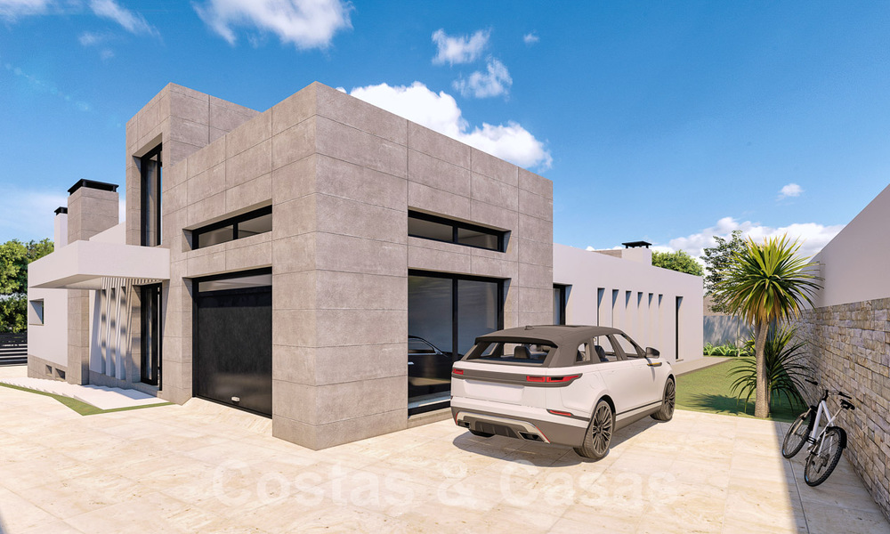 3 Nieuwe designervilla’s te koop op een steenworp van de golfbaan in een luxueus resort in Mijas, Costa del Sol 53563