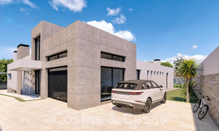 3 Nieuwe designervilla’s te koop op een steenworp van de golfbaan in een luxueus resort in Mijas, Costa del Sol 53563 