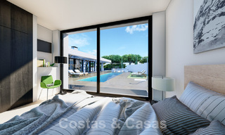 3 Nieuwe designervilla’s te koop op een steenworp van de golfbaan in een luxueus resort in Mijas, Costa del Sol 53564 