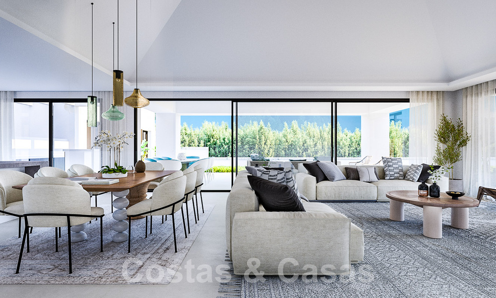Perceel + exclusief bouwproject te koop voor een gloednieuwe designervilla op de New Golden Mile in Marbella - Estepona 52795