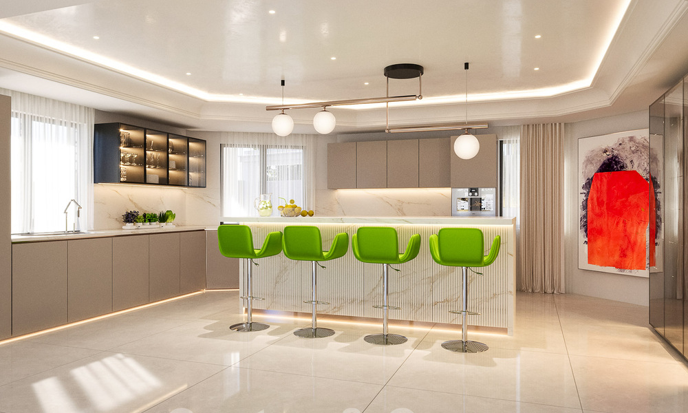 Nieuwe moderne luxevilla te koop, eerstelijns Los Flamingos Golf in Marbella - Benahavis 52807