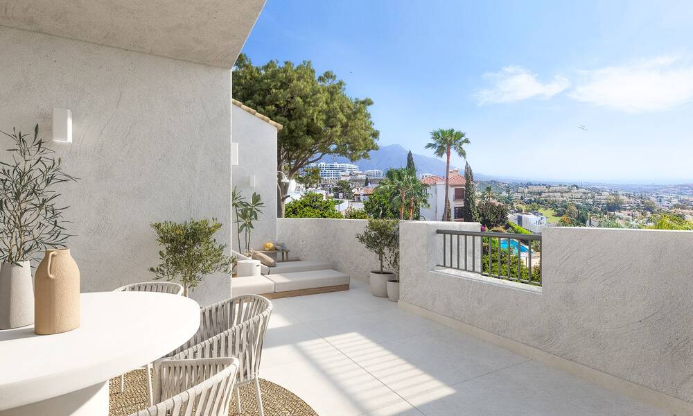 Topkwaliteit appartement met ruim terras en onverstoord zeezicht te koop in Benahavis - Marbella 53946