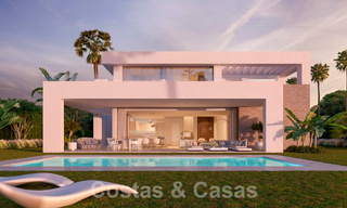 Nieuwe eigentijdse luxevilla’s te koop in een 5-sterren golfresort in Mijas, Costa del Sol 53392 