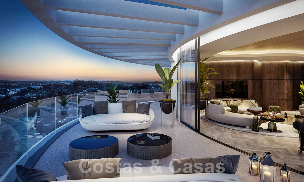 3 nieuwe units! Gesofisticeerde luxe appartementen te koop, met 300° uitzicht op zee, golf en bergen in Benahavis - Marbella 53428