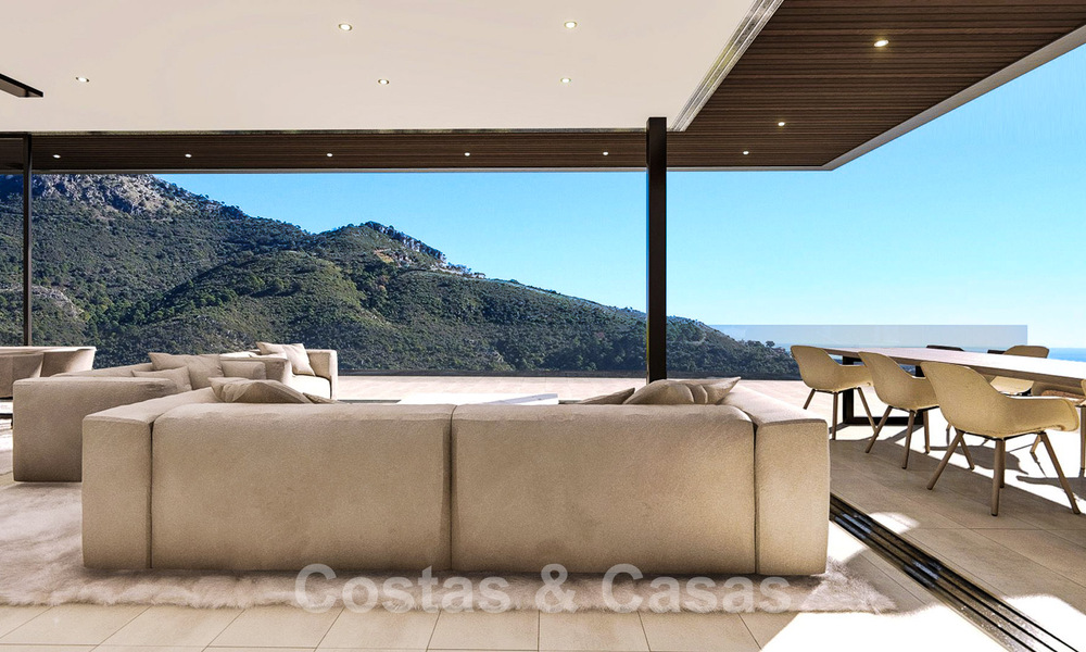 Ecologische luxevilla met een ultra modern design te koop met prachtig uitzicht op zee en de bergen in Benahavis - Marbella 52063