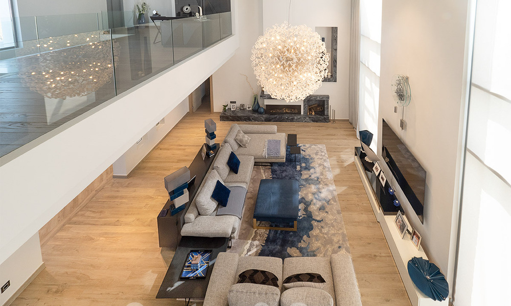 Moderne luxevilla te koop met schitterend zeezicht in een exclusieve wijk van Benahavis - Marbella 53368