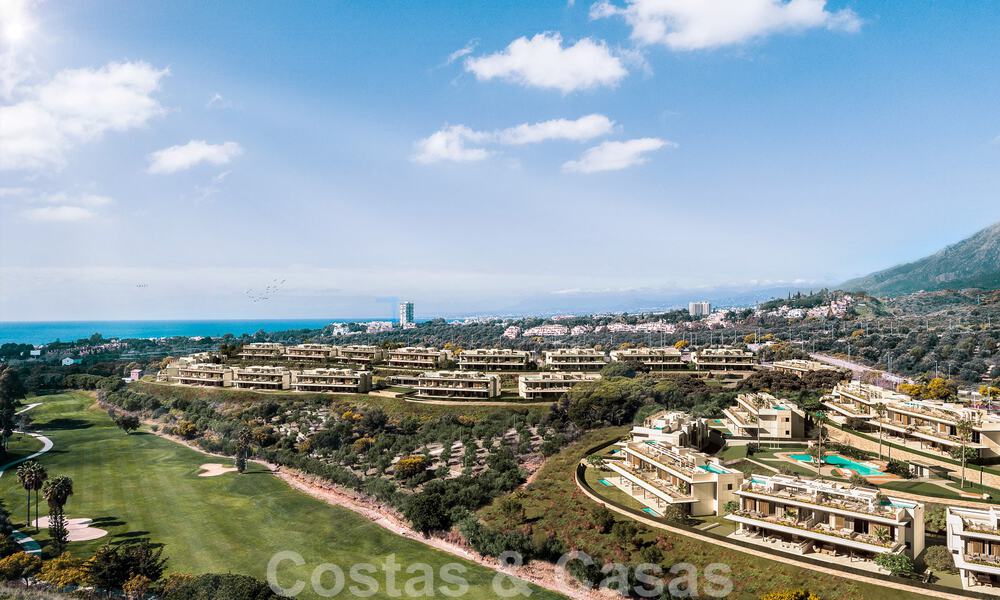 Nieuw project met prestige appartementen te koop met eigen zwembad, grenzend aan de golfbaan in Oost-Marbella 52417