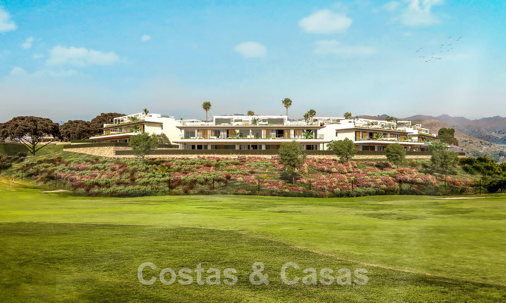 Nieuw project met prestige appartementen te koop met eigen zwembad, grenzend aan de golfbaan in Oost-Marbella 52418