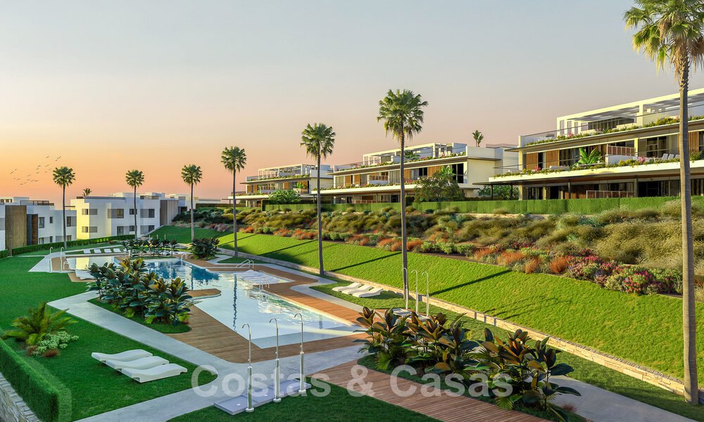 Nieuw project met prestige appartementen te koop met eigen zwembad, grenzend aan de golfbaan in Oost-Marbella 52425