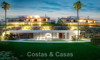 Nieuw project met prestige appartementen te koop met eigen zwembad, grenzend aan de golfbaan in Oost-Marbella 52429 
