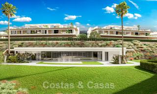 Nieuw project met prestige appartementen te koop met eigen zwembad, grenzend aan de golfbaan in Oost-Marbella 52430 