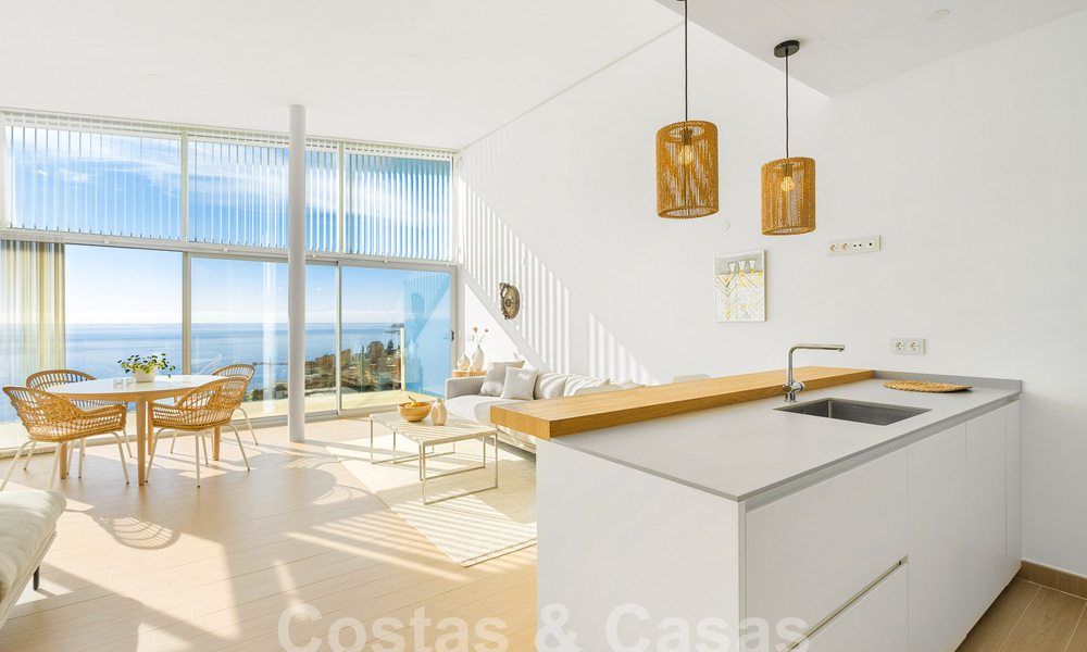 Uitmuntend en modern penthouse te koop met open zeezicht en op wandelafstand van het strand in Fuengirola - Benalmadena, Costa del Sol 54277