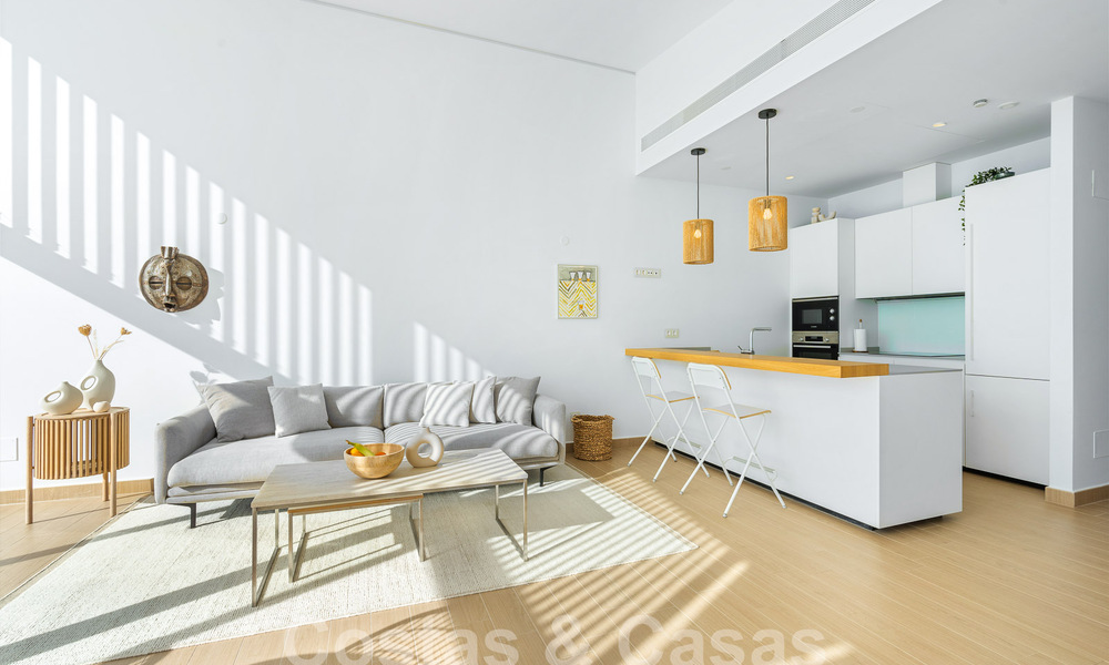 Uitmuntend en modern penthouse te koop met open zeezicht en op wandelafstand van het strand in Fuengirola - Benalmadena, Costa del Sol 54281