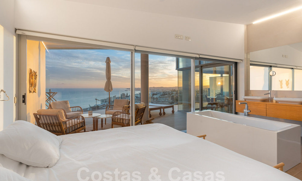 Uitmuntend en modern penthouse te koop met open zeezicht en op wandelafstand van het strand in Fuengirola - Benalmadena, Costa del Sol 54290