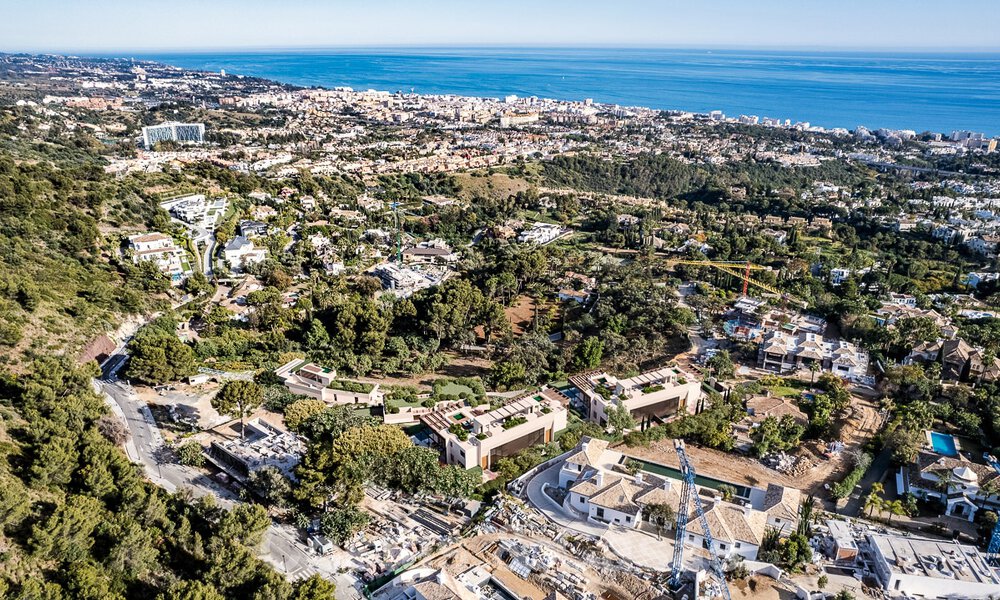 Nieuw project met 5 innovatieve, architectonische designervilla’s te koop met panoramisch zeezicht in Cascada de Camojan in Marbella 53069