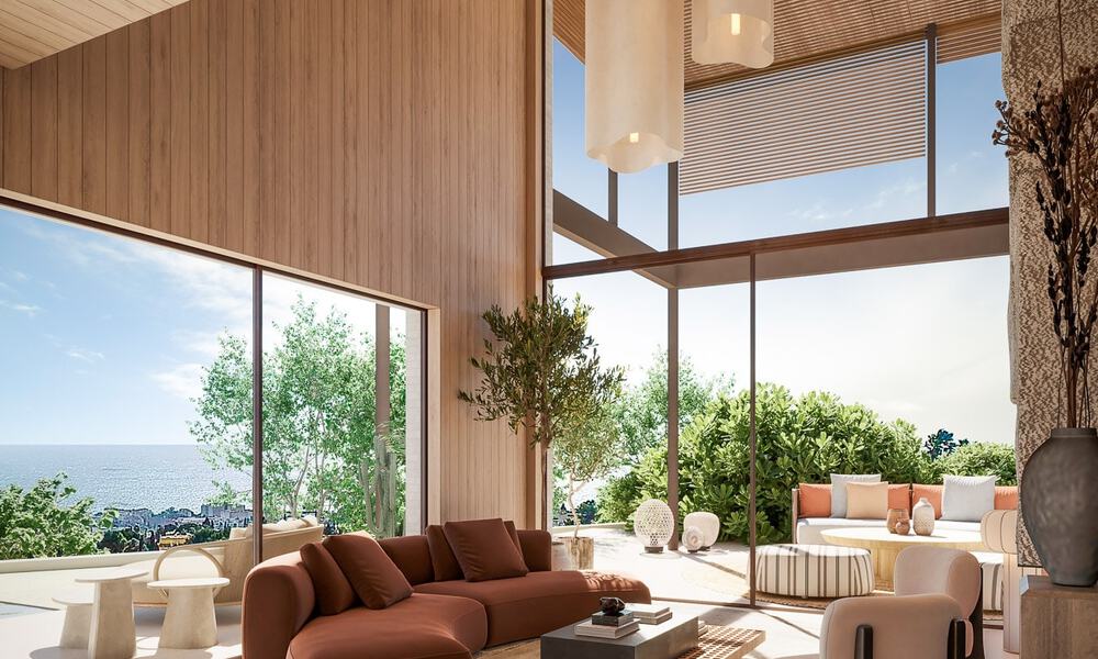 Nieuw project met 5 innovatieve, architectonische designervilla’s te koop met panoramisch zeezicht in Cascada de Camojan in Marbella 53071