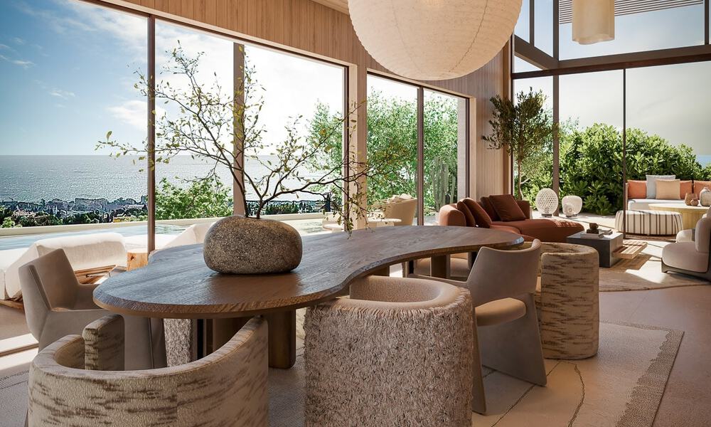 Nieuw project met 5 innovatieve, architectonische designervilla’s te koop met panoramisch zeezicht in Cascada de Camojan in Marbella 53072