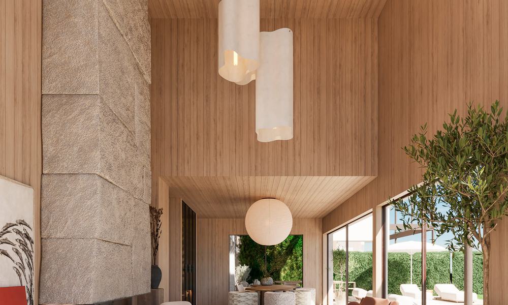Nieuw project met 5 innovatieve, architectonische designervilla’s te koop met panoramisch zeezicht in Cascada de Camojan in Marbella 53074