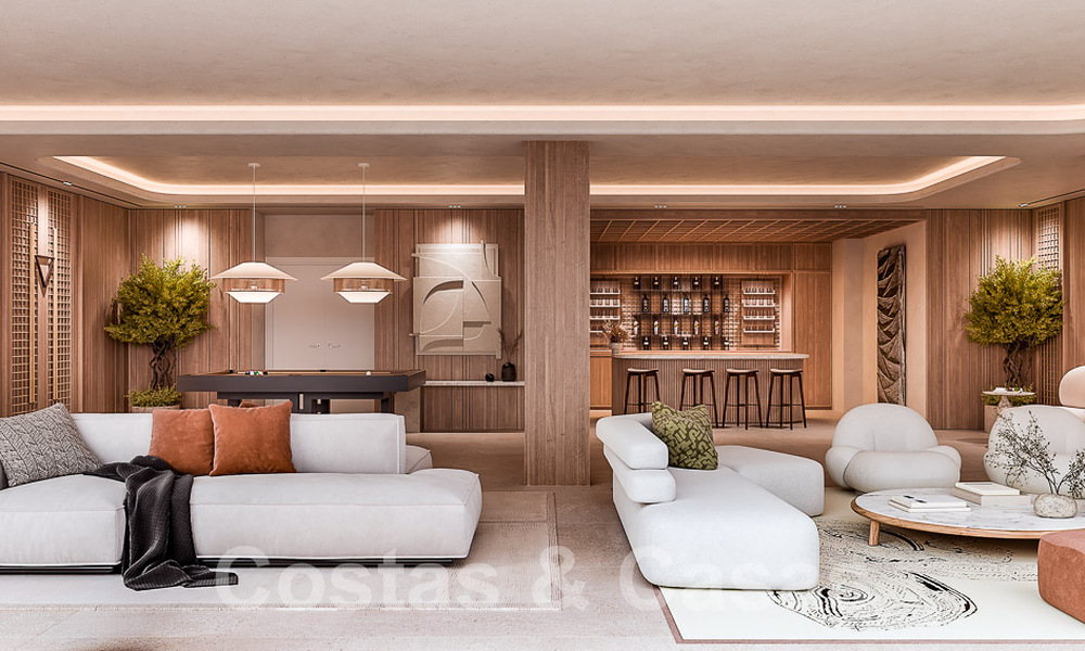 Nieuw project met 5 innovatieve, architectonische designervilla’s te koop met panoramisch zeezicht in Cascada de Camojan in Marbella 53078