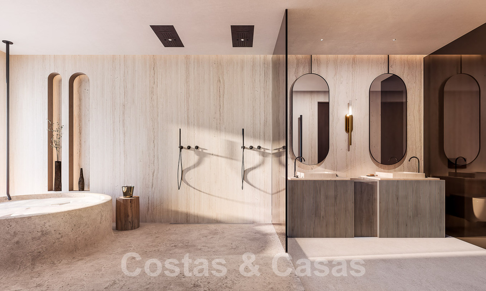 Nieuw project met 5 innovatieve, architectonische designervilla’s te koop met panoramisch zeezicht in Cascada de Camojan in Marbella 53079
