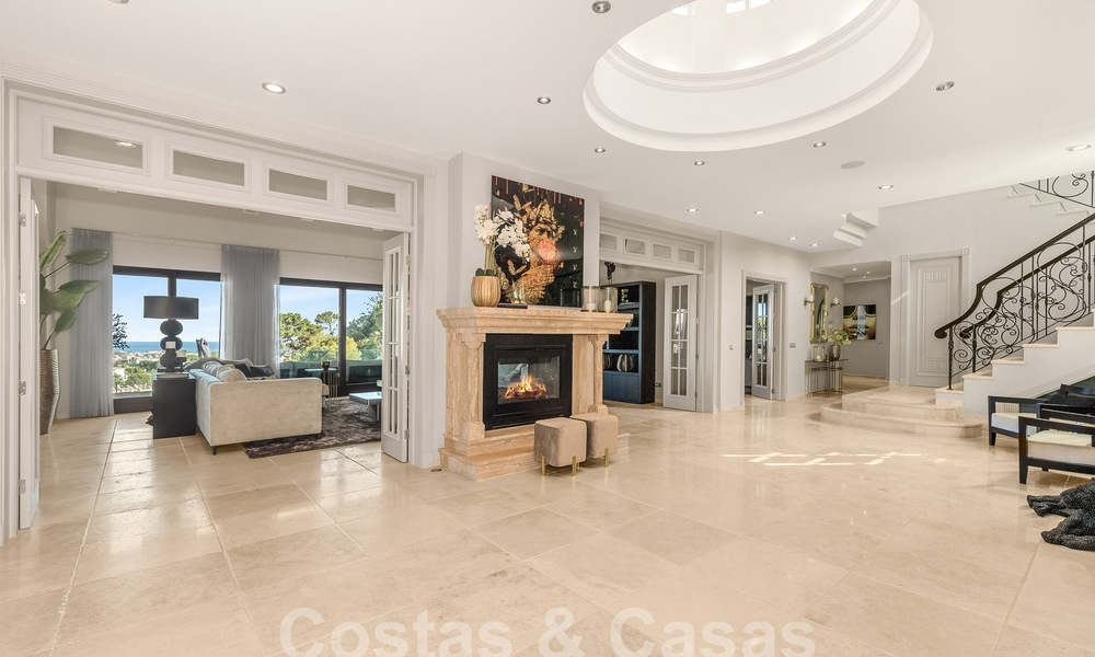 Magnifieke, Mediterrane luxevilla te koop met panoramisch zeezicht in La Quinta, Benahavis - Marbella 53133