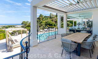 Magnifieke, Mediterrane luxevilla te koop met panoramisch zeezicht in La Quinta, Benahavis - Marbella 53139 