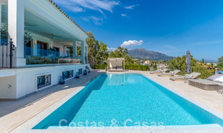 Magnifieke, Mediterrane luxevilla te koop met panoramisch zeezicht in La Quinta, Benahavis - Marbella 53140 