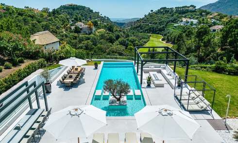 Paradijselijke boutique villa in resortstijl te koop in het exclusieve La Zagaleta golfresort, Benahavis - Marbella 53444
