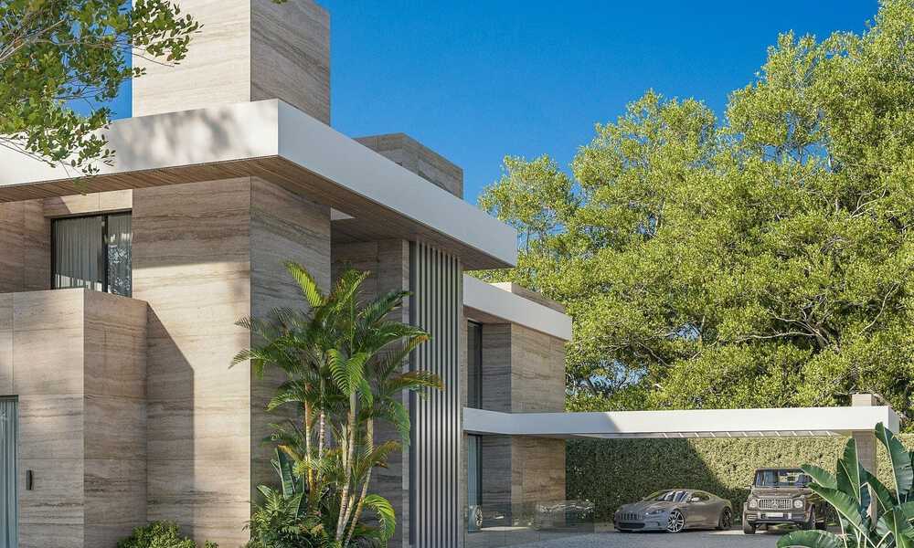 Nieuwe, ultra-luxueuze designervilla te koop in bevoorrechte urbanisatie op een steenworp van de golfbanen in Marbella - Benahavis 54646