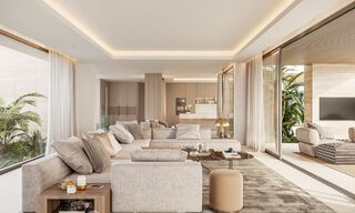 Nieuwe, ultra-luxueuze designervilla te koop in bevoorrechte urbanisatie op een steenworp van de golfbanen in Marbella - Benahavis 54648 