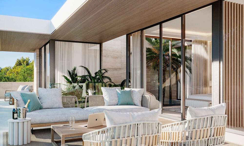 Nieuwe, ultra-luxueuze designervilla te koop in bevoorrechte urbanisatie op een steenworp van de golfbanen in Marbella - Benahavis 54652